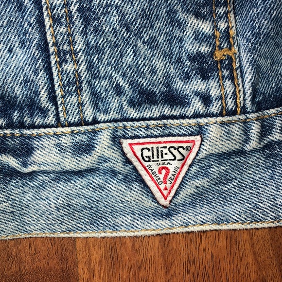 Georges Merciano Guess Vintage 80s Jean Jacket - Picture 4 of 6